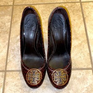 Tory Burch Alligator Wedge